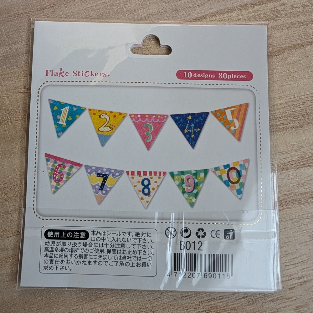 Number Sticker Set - Multicolor New - Picture 2 of 2